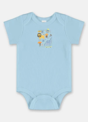 Up Baby - Conjunto Suedine Essentials Body Azul - UP BABY