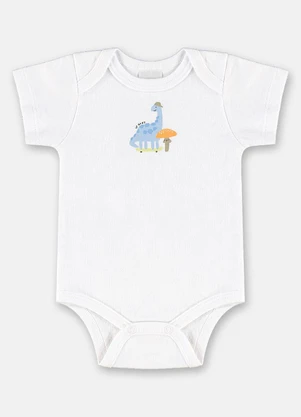 Up Baby - Conjunto Suedine para Bebê Menino Branco - UP BABY