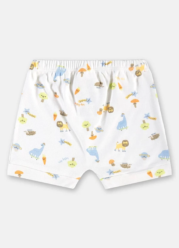 Up Baby - Conjunto Suedine para Bebê Menino Branco 5