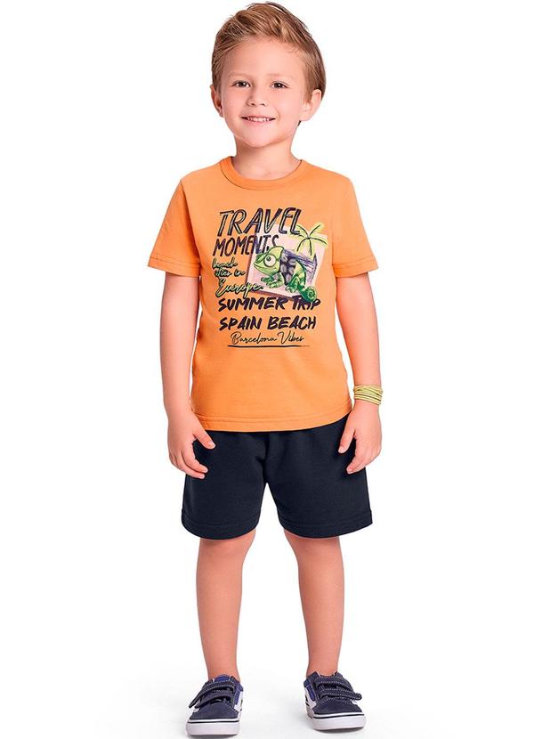Alenice - Conjunto Summer Fun Meninos Laranja