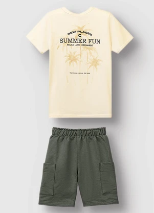 Carinhoso - Conjunto Summer Fun, Relax And Recharge Areia - CARINHOSO