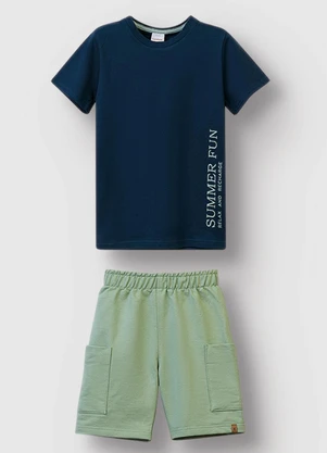 Carinhoso - Conjunto Summer Fun Relax And Recharge Azul - CARINHOSO