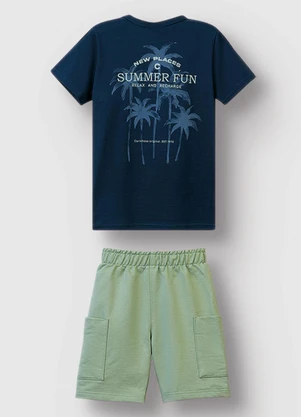 Carinhoso - Conjunto Summer Fun Relax And Recharge Azul - CARINHOSO