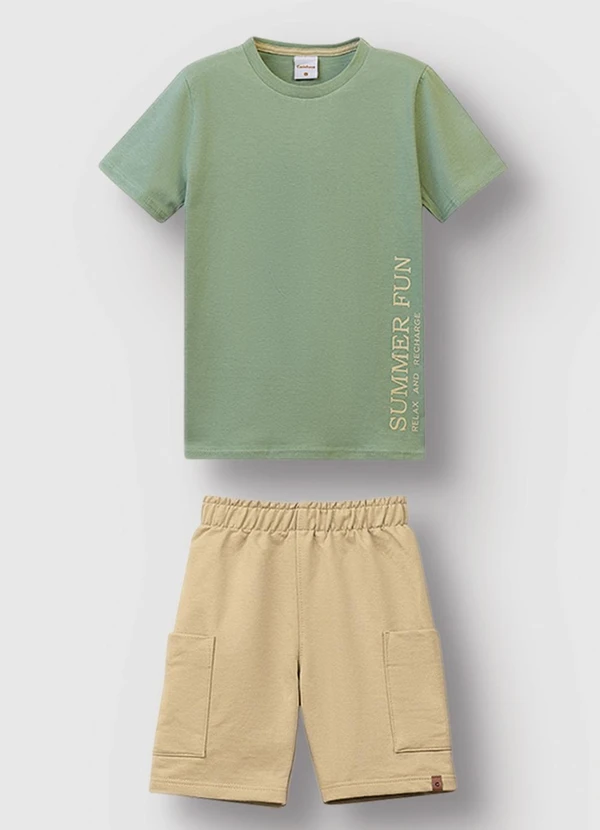 Carinhoso - Conjunto Summer Fun Relax And Recharge Verde 3