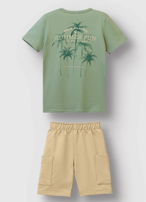 Carinhoso - Conjunto Summer Fun Relax And Recharge Verde 4