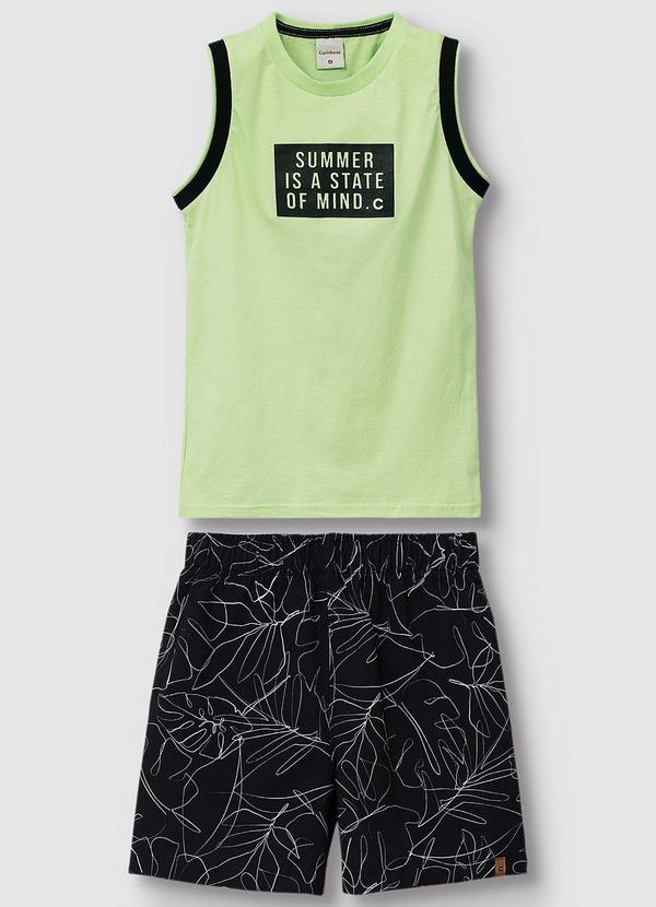 Carinhoso - Conjunto Summer Is a State Of Mind Verde Menta