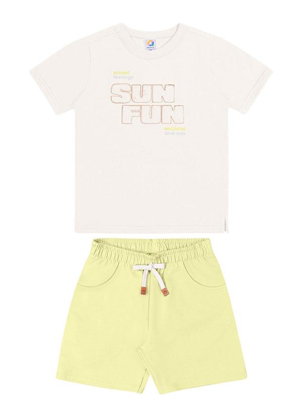 Alenice - Conjunto Sun Fun Menino Branco