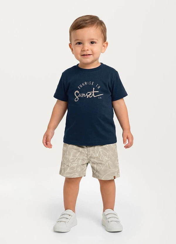 Carinhoso - Conjunto Sunrise To Sunset Menino Azul Marinho