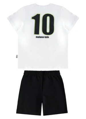 Malwee Kids - Conjunto Super Campeão 10 Branco - MALWEE KIDS