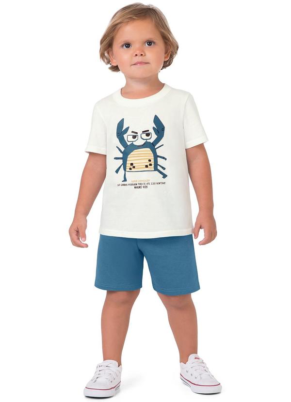 Malwee Kids - Conjunto Super Caranguejo Off White