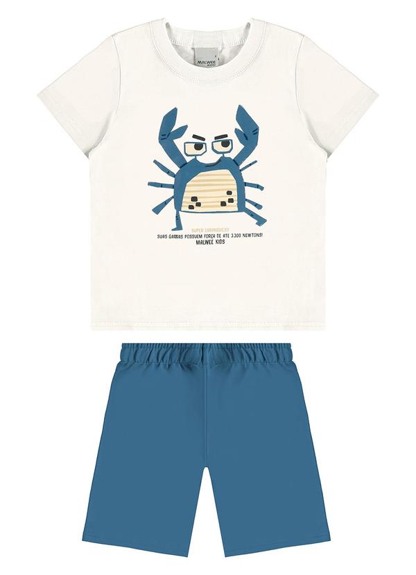 Malwee Kids - Conjunto Super Caranguejo Off White 2