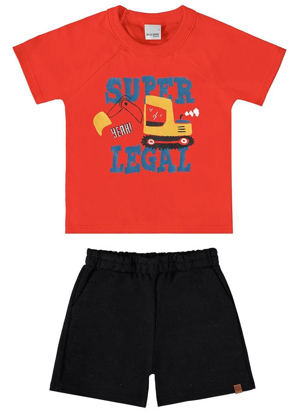 Malwee Kids - Conjunto Super Legal em Moletom Menino