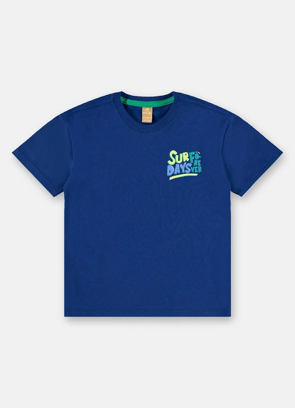 Up Baby - Conjunto Surf Days Camiseta Bermuda Azul 4