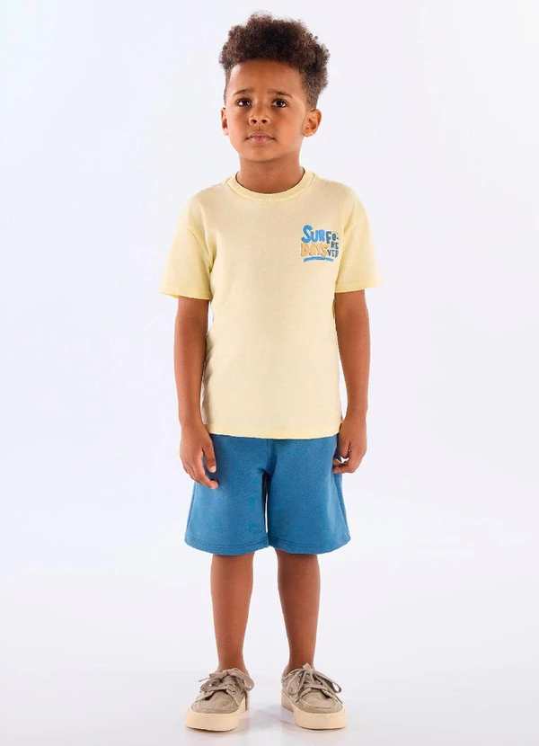 Up Baby - Conjunto Surf Days para Menino Amarelo 1