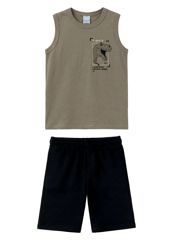 Malwee Kids - Conjunto T-Rex Taupe