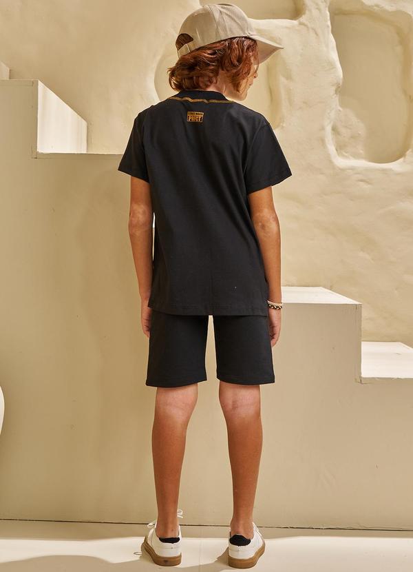 Perfect Boys - Conjunto T-Shirt 1/2 Malha e Short Preto 2