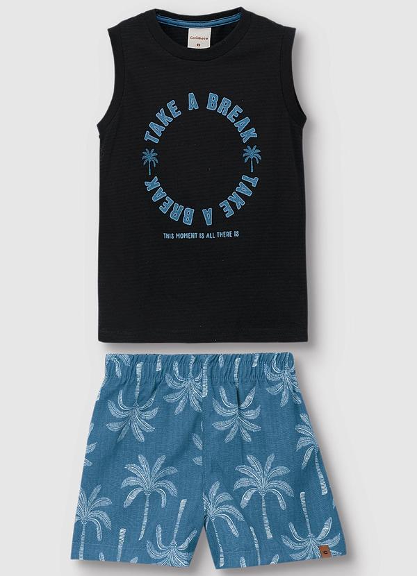 Carinhoso - Conjunto Take a Break Menino Preto 1