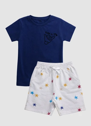 Turminha - Conjunto Take It Easy Azul - TURMINHA