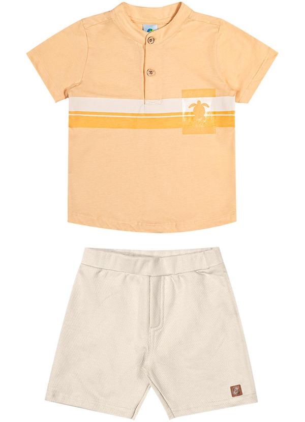 Alenice - Conjunto Tartaruga Menino Laranja