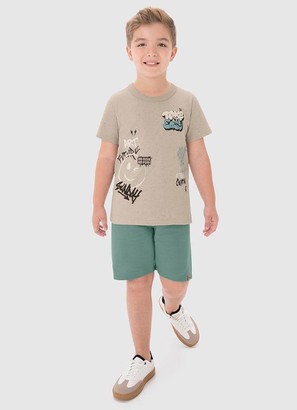 Malwee Kids - Conjunto Taupe Take It Easy Menino