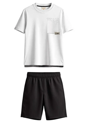 Carinhoso - Conjunto Team com Moletom Branco - CARINHOSO