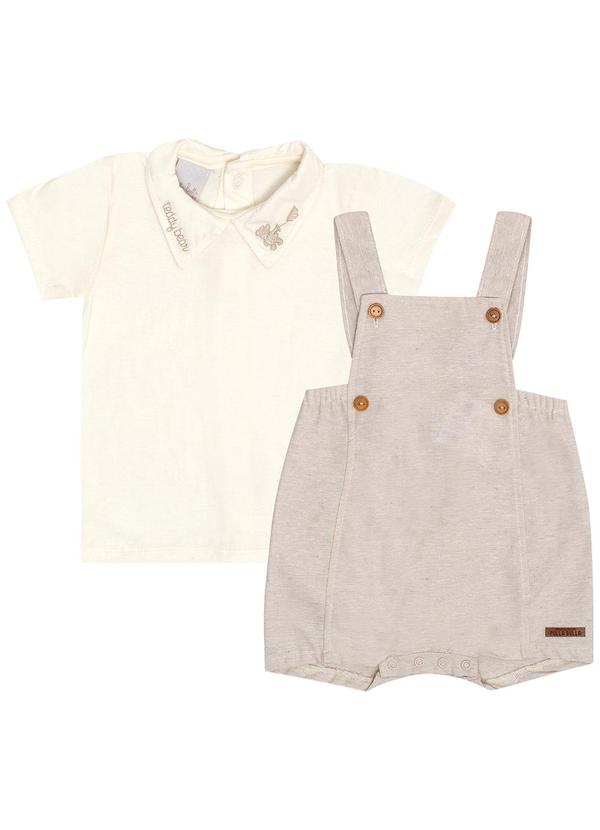 Pulla Bulla - Conjunto Tecido Eco Bege 2