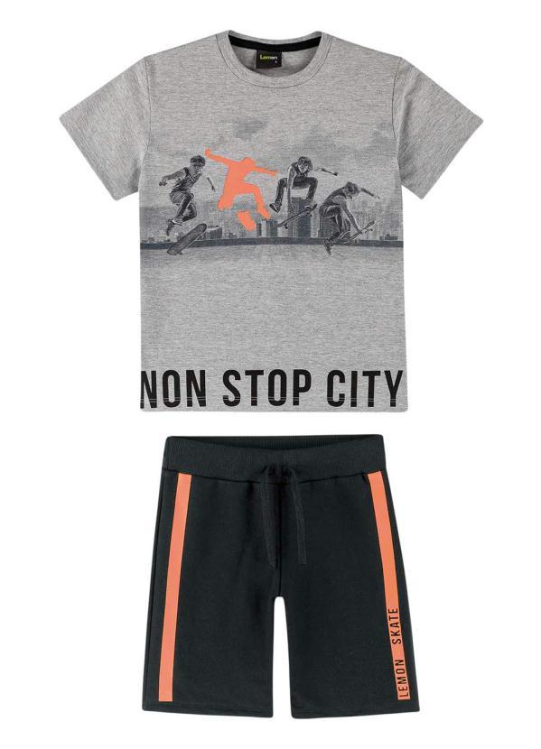 Lemon - Conjunto Teen Masculino Mescla