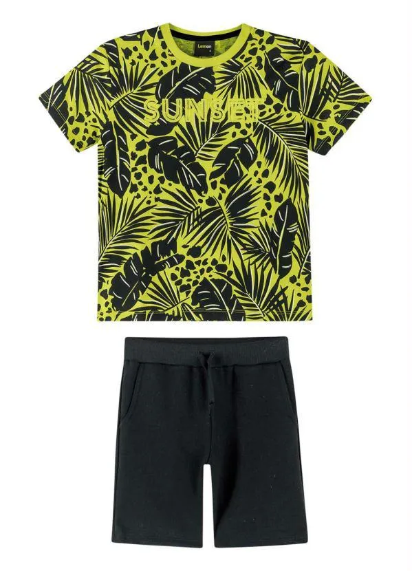 Lemon - Conjunto Teen MeninoVerde