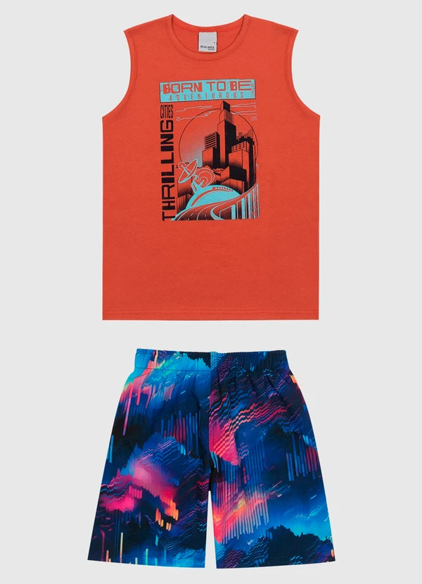 Malwee Kids - Conjunto Thrilling Comfort Menino Bege