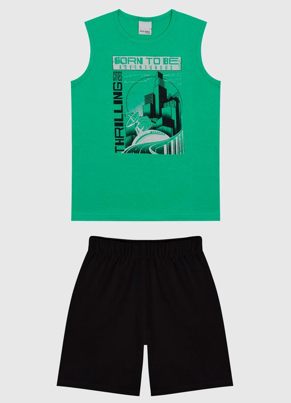 Malwee Kids - Conjunto Thrilling Comfort Menino Verde