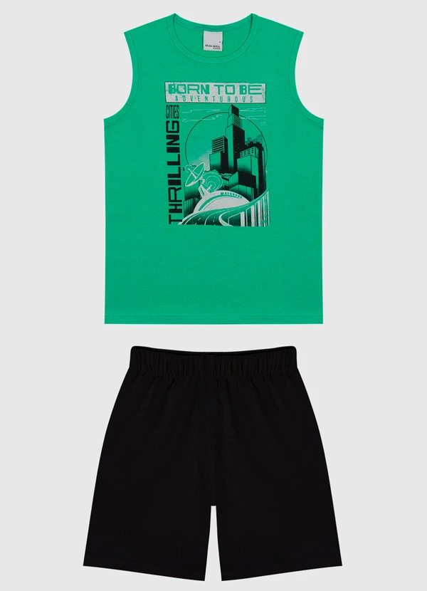 Malwee Kids - Conjunto Thrilling Comfort Menino Verde