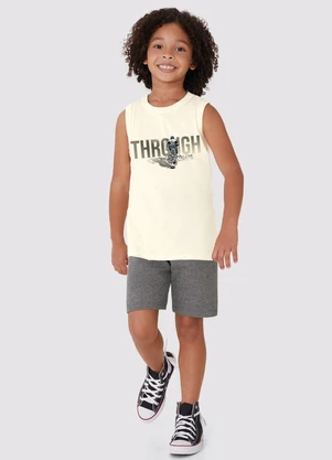 Malwee Kids - Conjunto Through The Streets Bege - MALWEE KIDS
