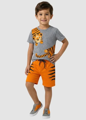 Turminha - Conjunto Tigre Cinza - TURMINHA