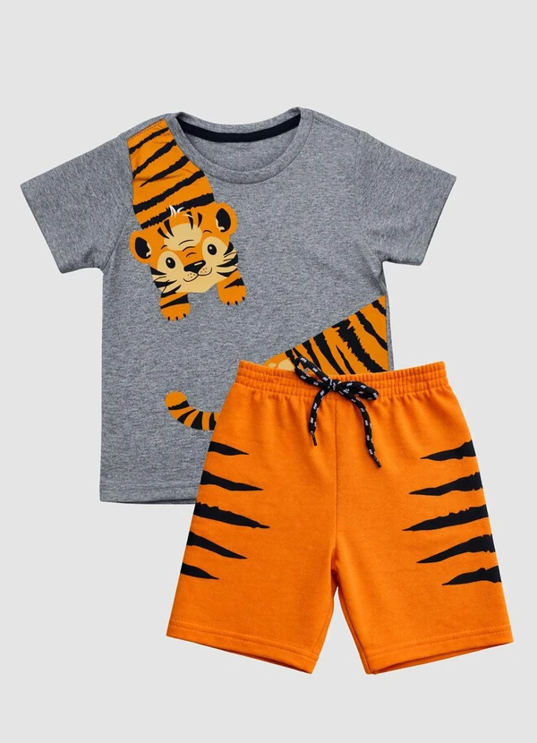 Turminha - Conjunto Tigre Cinza 2