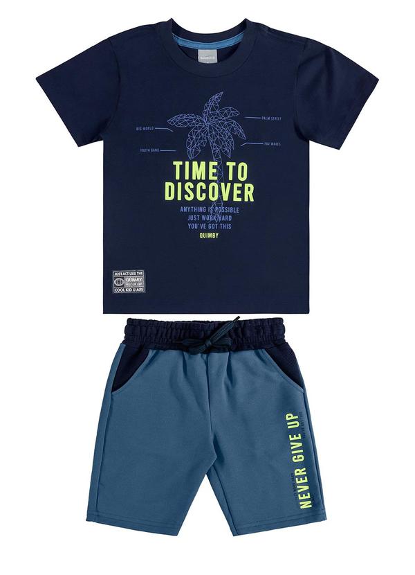 Quimby - Conjunto Time To Discover para Menino Azul