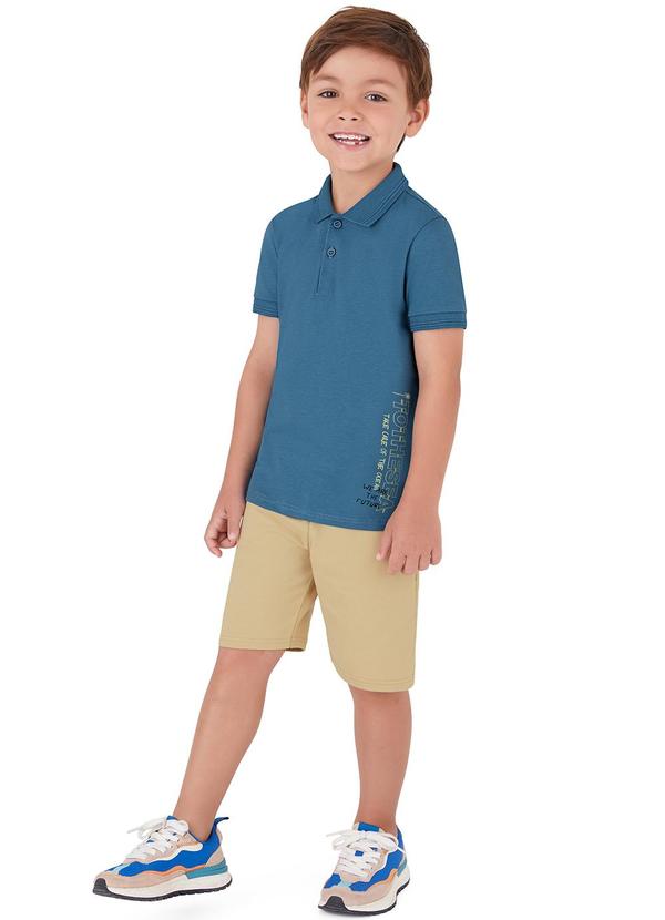 Malwee Kids - Conjunto To The Sea em Moletom Azul Petróleo 1