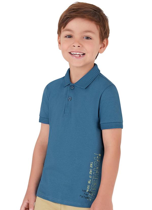 Malwee Kids - Conjunto To The Sea em Moletom Azul Petróleo 2