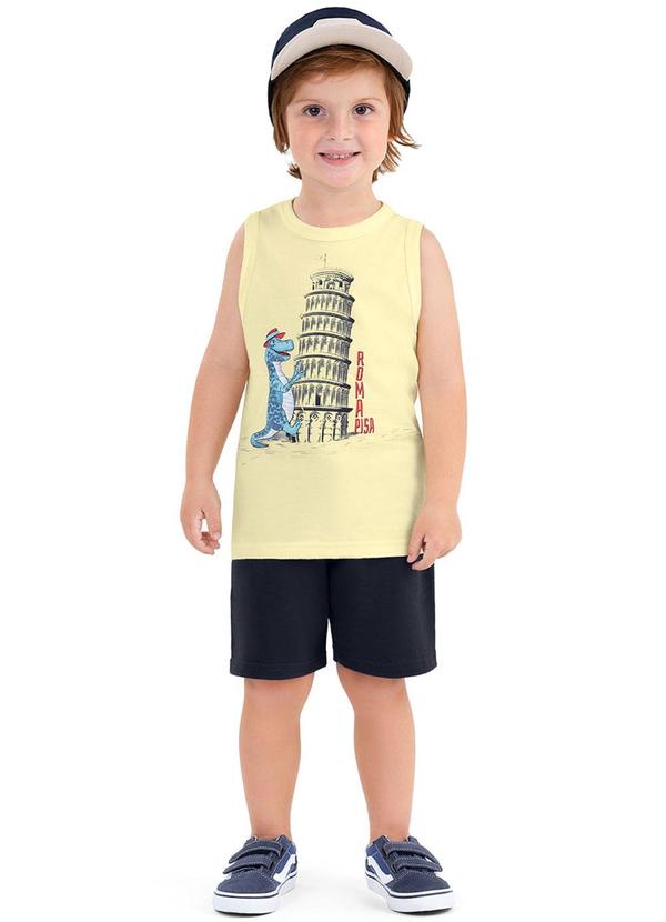 Alenice - Conjunto Torre de Pisa Menino Amarelo