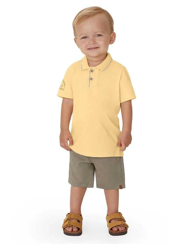 Carinhoso - Conjunto Trademark Urban Style Amarelo
