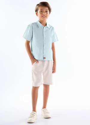 Pulla Bulla - Conjunto Tricoline Azul - PULLA BULLA