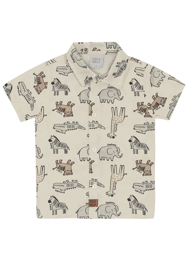 Pulla Bulla - Conjunto Tricoline Bege 3