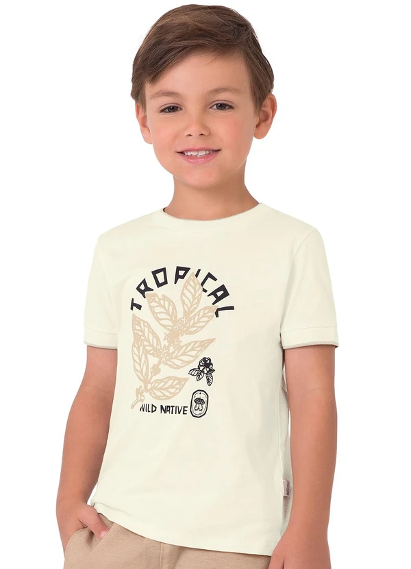 Malwee Kids - Conjunto Tropical Eco Off White 2