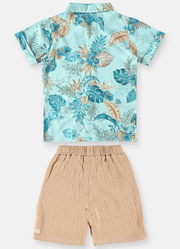 Up Baby - Conjunto Tropical Infantil Meninos Azul 3