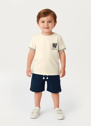 Carinhoso - Conjunto Tropical Mood com Moletinho Off White - CARINHOSO