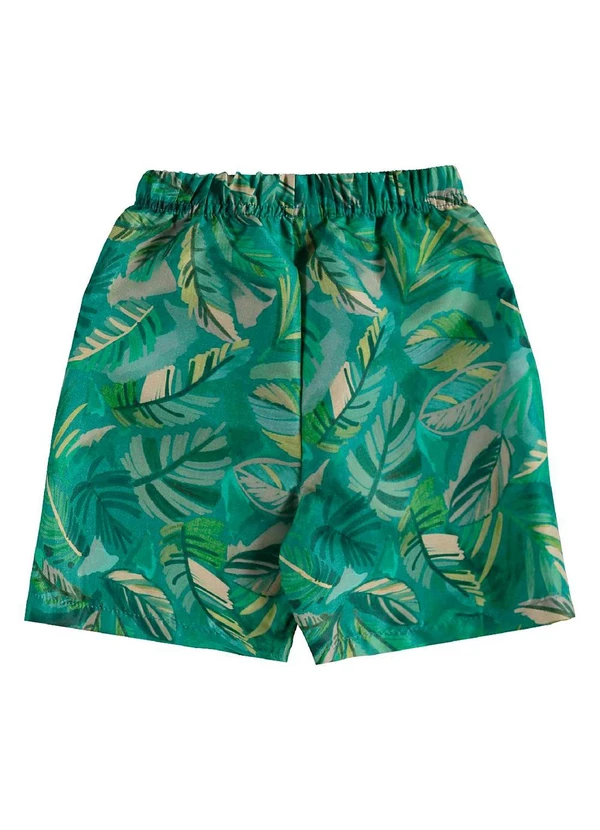 Bee Loop - Conjunto Tropical Regata Bermuda Verde 5