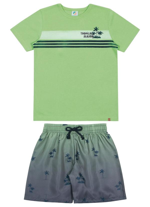 Alenice - Conjunto Tropical Season Meninos Verde