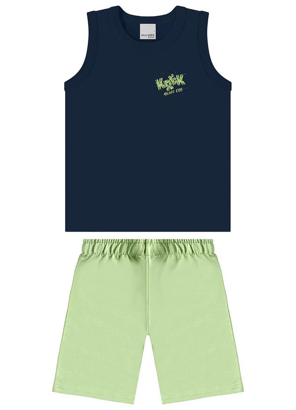 Malwee Kids - Conjunto Tubarão Azul Marinho