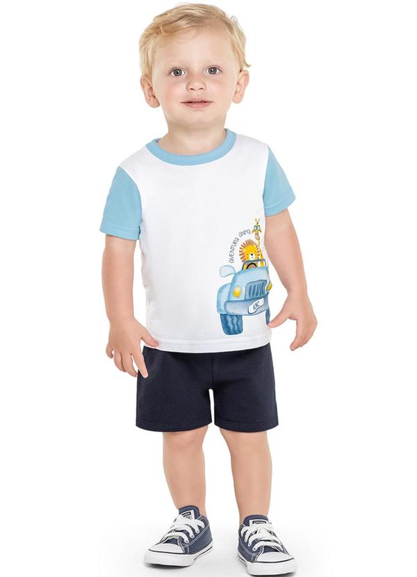 Alenice - Conjunto Uma Aventura Animal Menino Azul