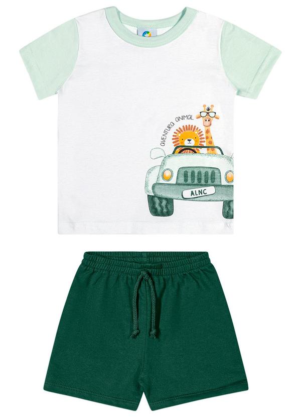 Alenice - Conjunto Uma Aventura Animal Menino Verde