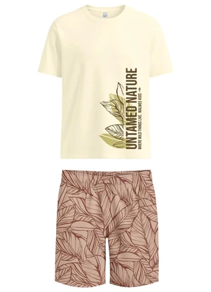 Malwee Kids - Conjunto Untamed Nature Off White - MALWEE KIDS